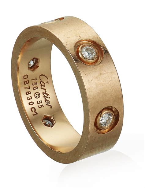 cartier gold rings for women